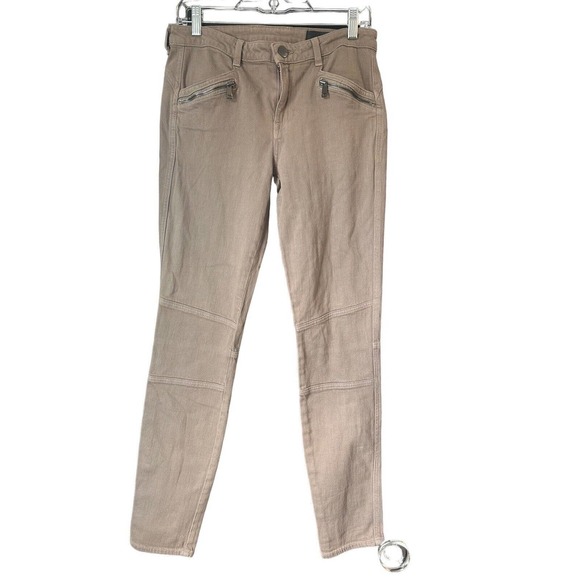 SOLD SOLD Women’s Truffle Skinny Moto Denim Zip Pockets Pants Jeans SOLD SOLD - Picture 1 of 12